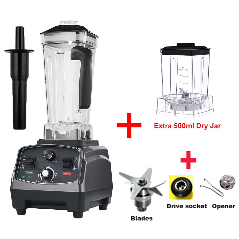 Biolomix Heavy Duty Timer Blender Mixer For Juicing And Smoothies