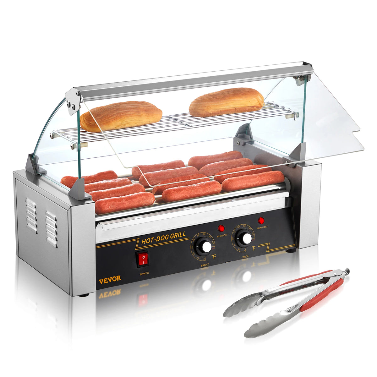 SucceBuy Commercial Electric Hot Dog Roller Sausage Maker Grill