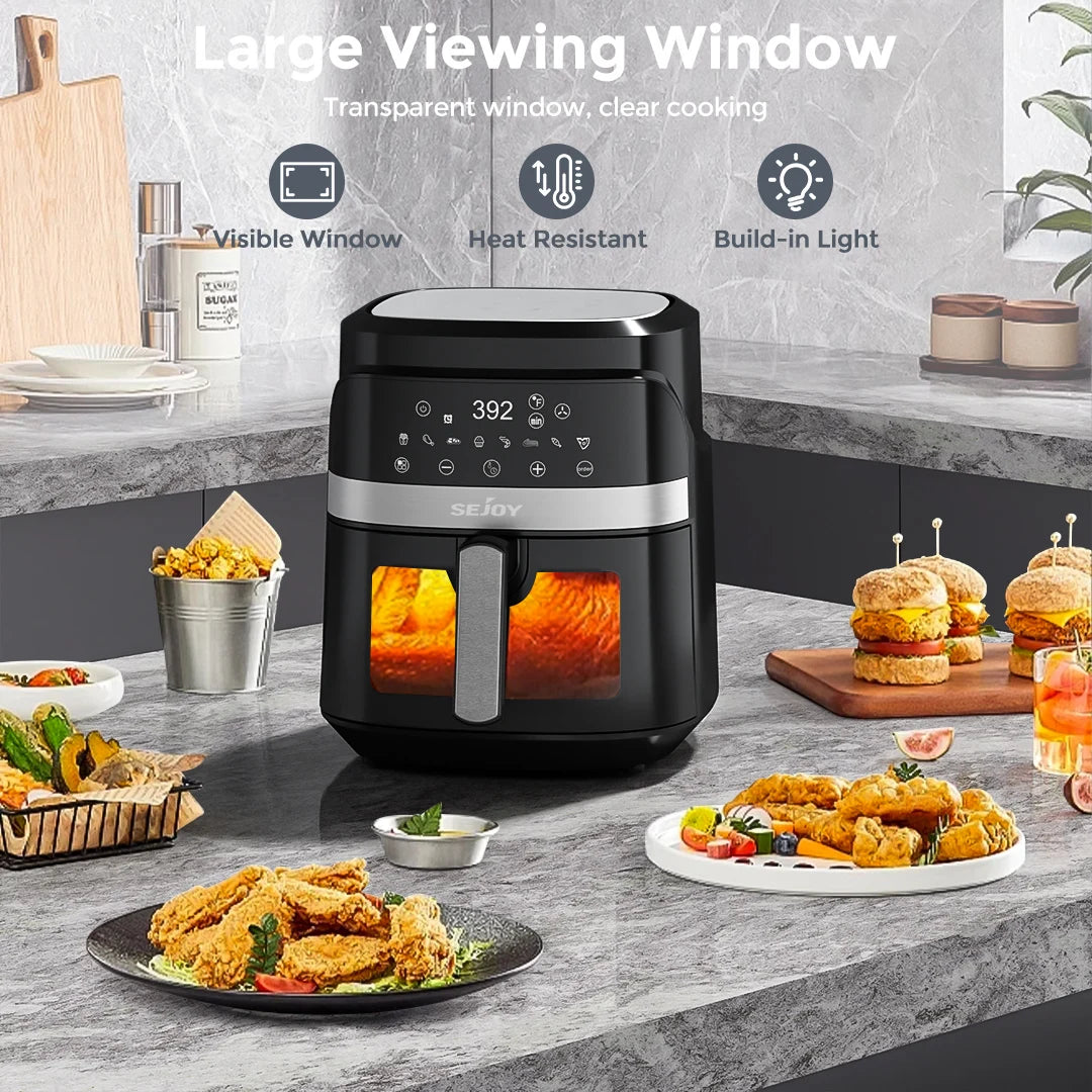 Sejoy Multifunction Air Fryer Oven For Roasting Baking Dehydrating