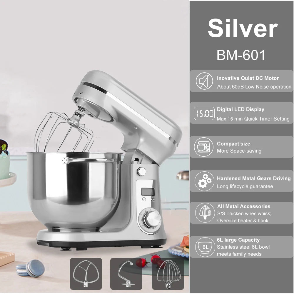 Biolomix Professional Kitchen Stand Mixer With Attachments