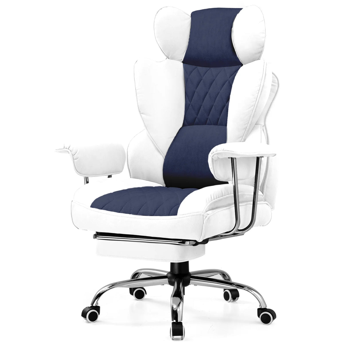 Comhoma Ergonomic Gaming Chair With Footrest And Lumbar Support