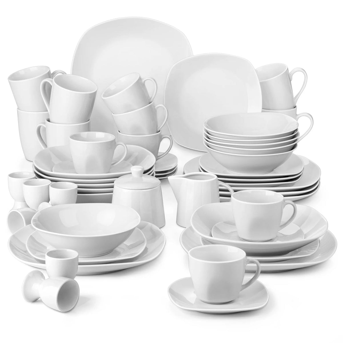 Malacasa Classic Porcelain Dinner Set For Home Dining