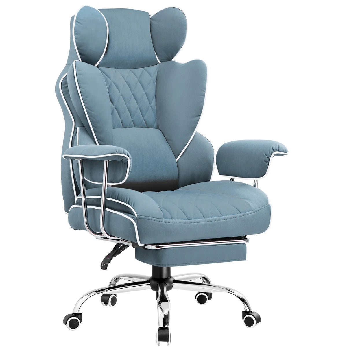 Comhoma Ergonomic Gaming Chair With Footrest And Lumbar Support