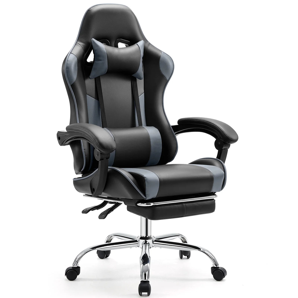 JHK Ergonomic Racing Gaming Chair With Adjustable Lumbar Support