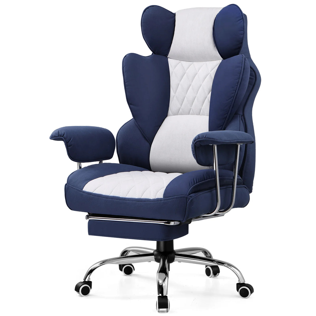 Comhoma Ergonomic Gaming Chair With Footrest And Lumbar Support