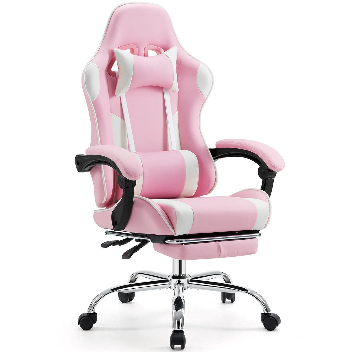 JHK Ergonomic Racing Gaming Chair With Adjustable Lumbar Support