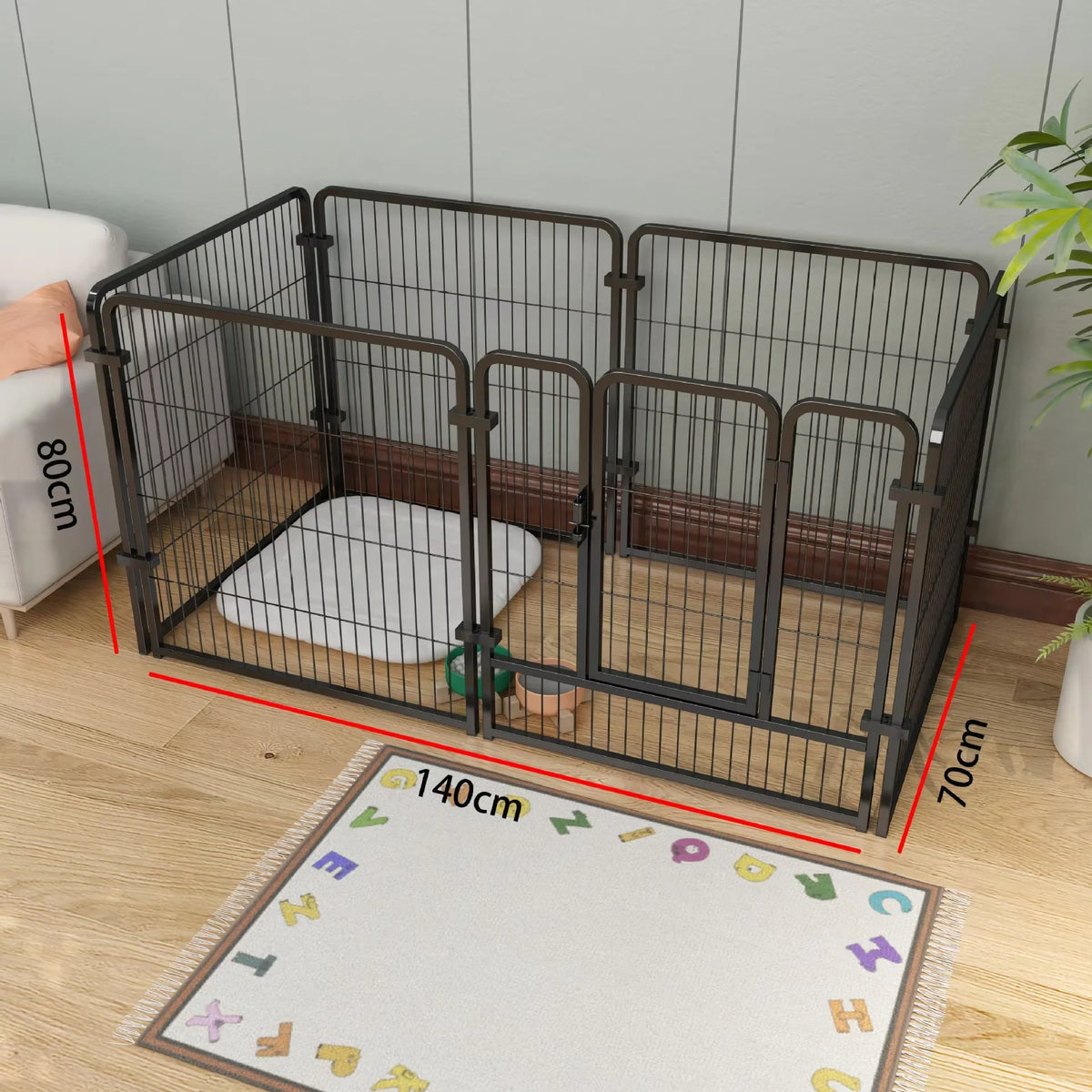 Heavy Duty Foldable Stainless Steel Dog Fence And Playpen