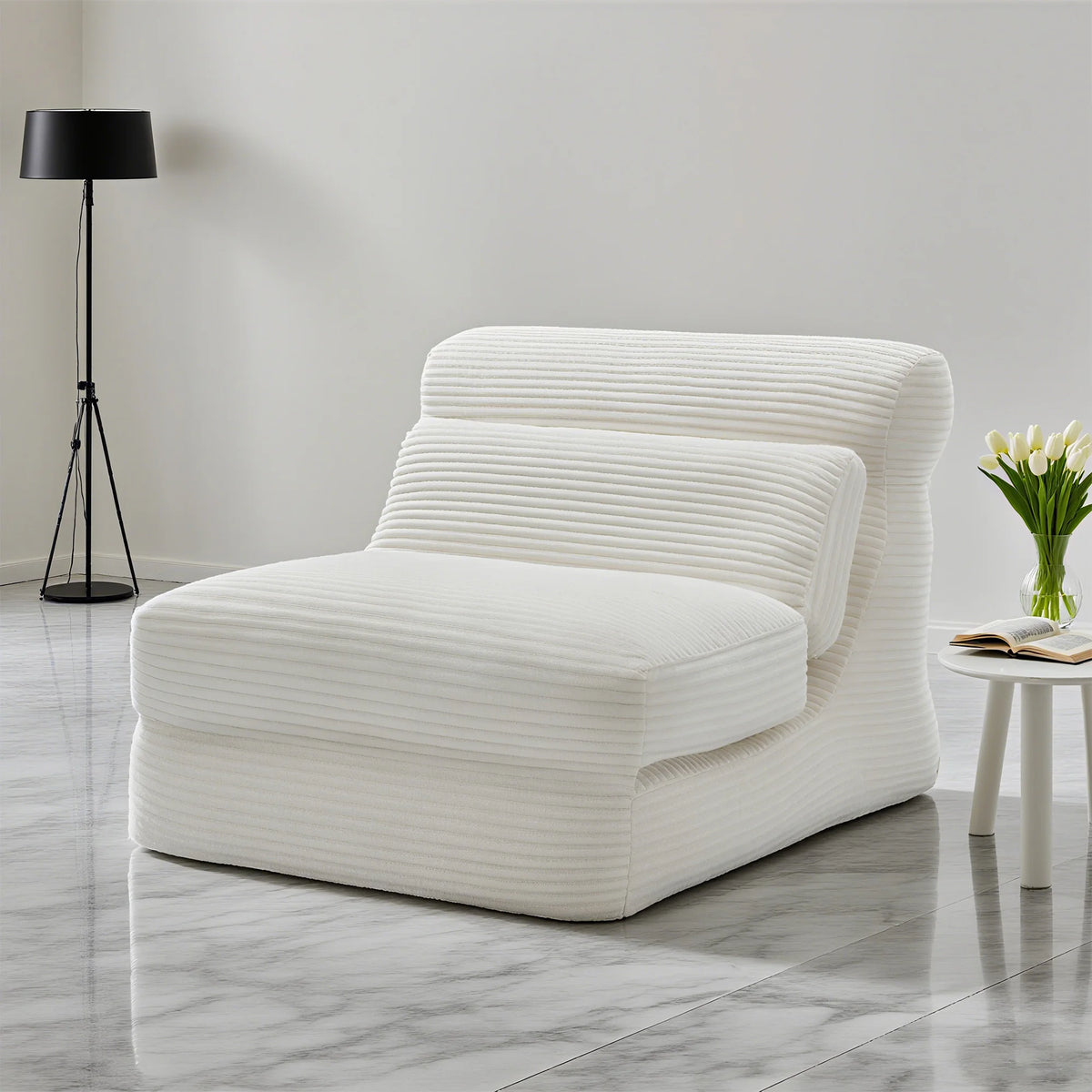JHK Modern Ergonomic Folding Sofa Bed With Lumbar Support