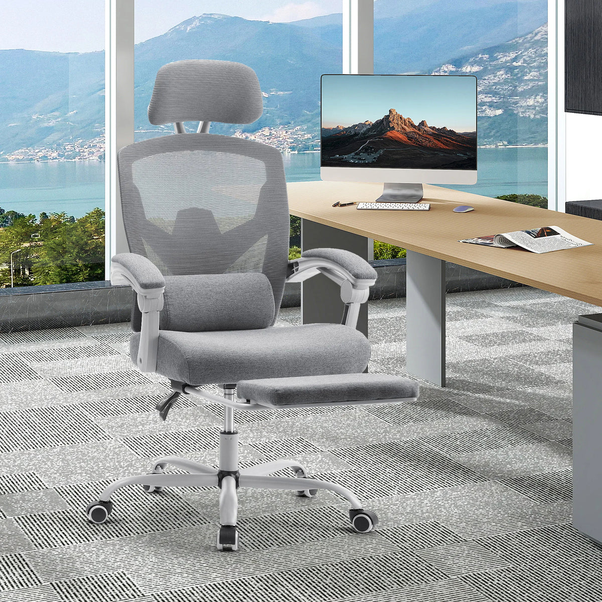 MCQ High Back Ergonomic Reclining Mesh Office Chair