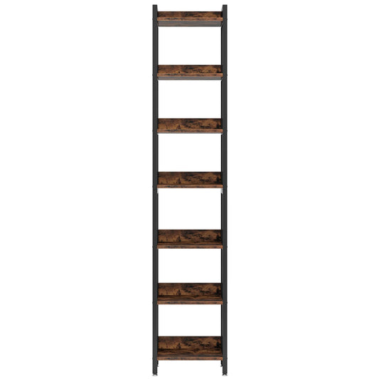 Tribesigns 7 Tier Wooden Bookshelf For Home Office Display Rack