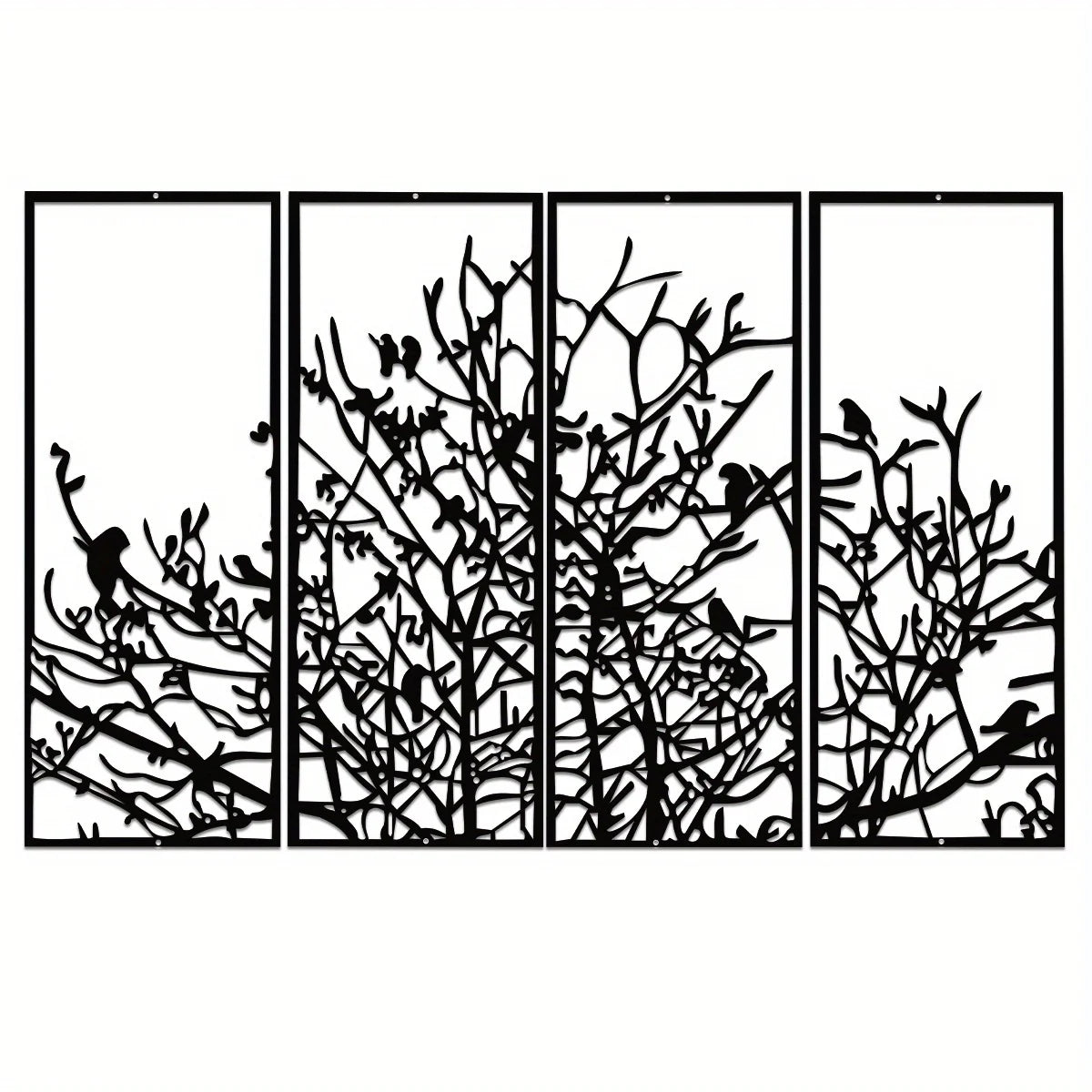Modern Tree Of Life Metal Wall Decor For Home Office