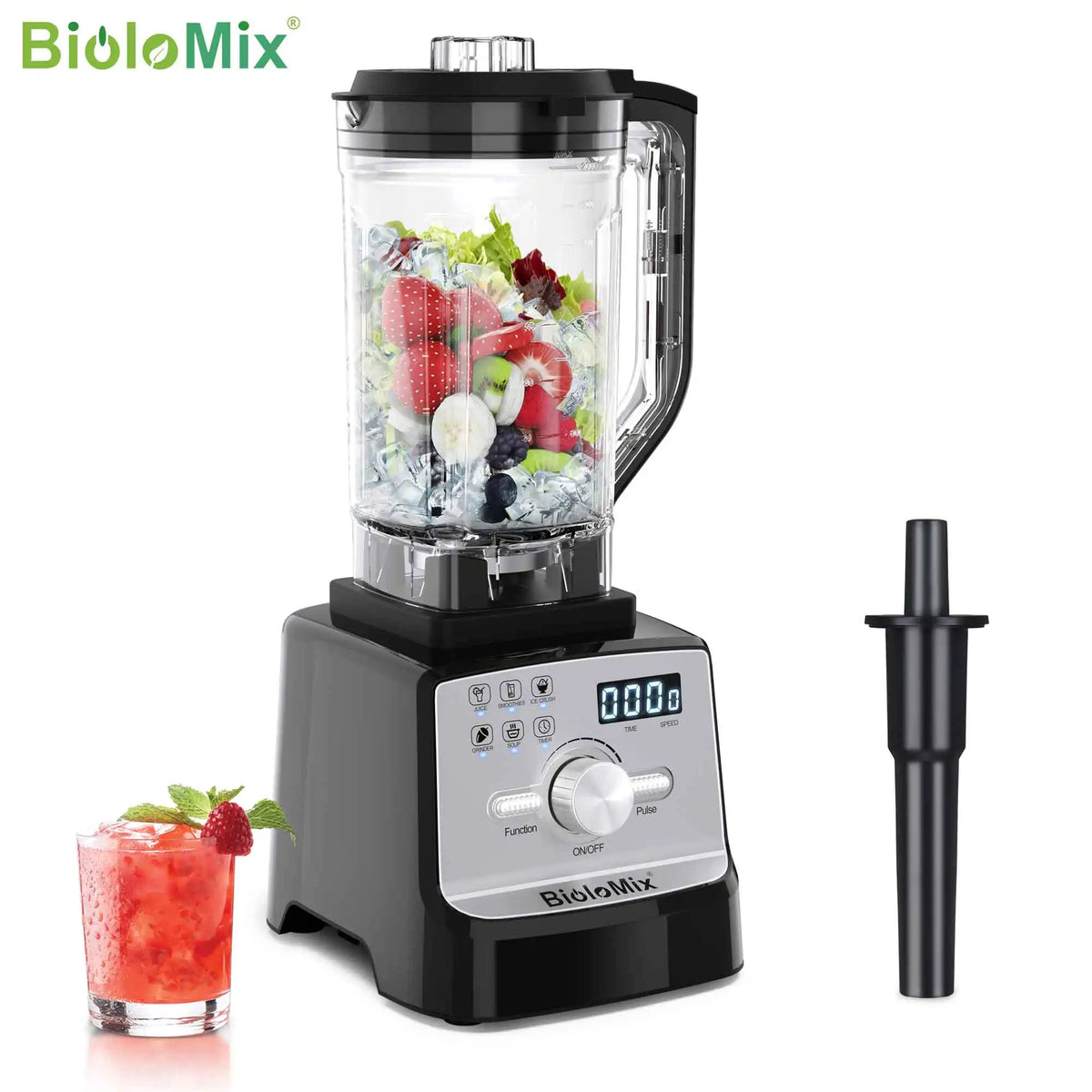BioloMix 2200W Professional Blender For Smoothies And Juices