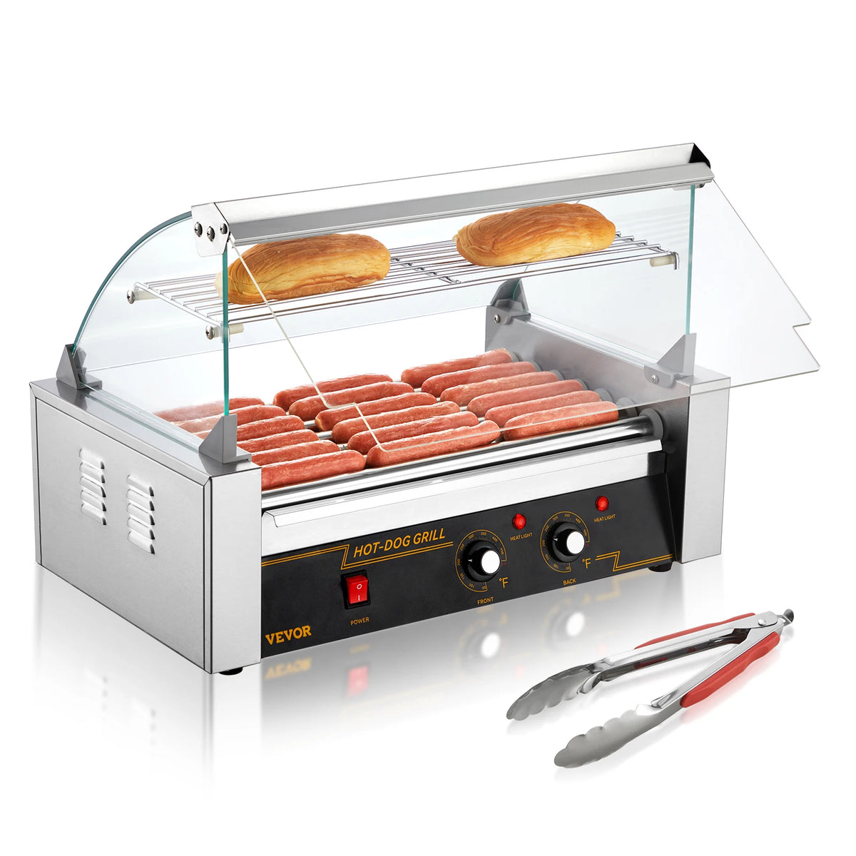 SucceBuy Commercial Electric Hot Dog Roller Sausage Maker Grill