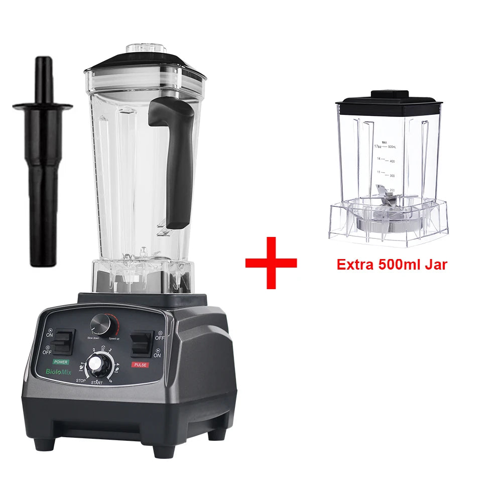 Biolomix Heavy Duty Timer Blender Mixer For Juicing And Smoothies