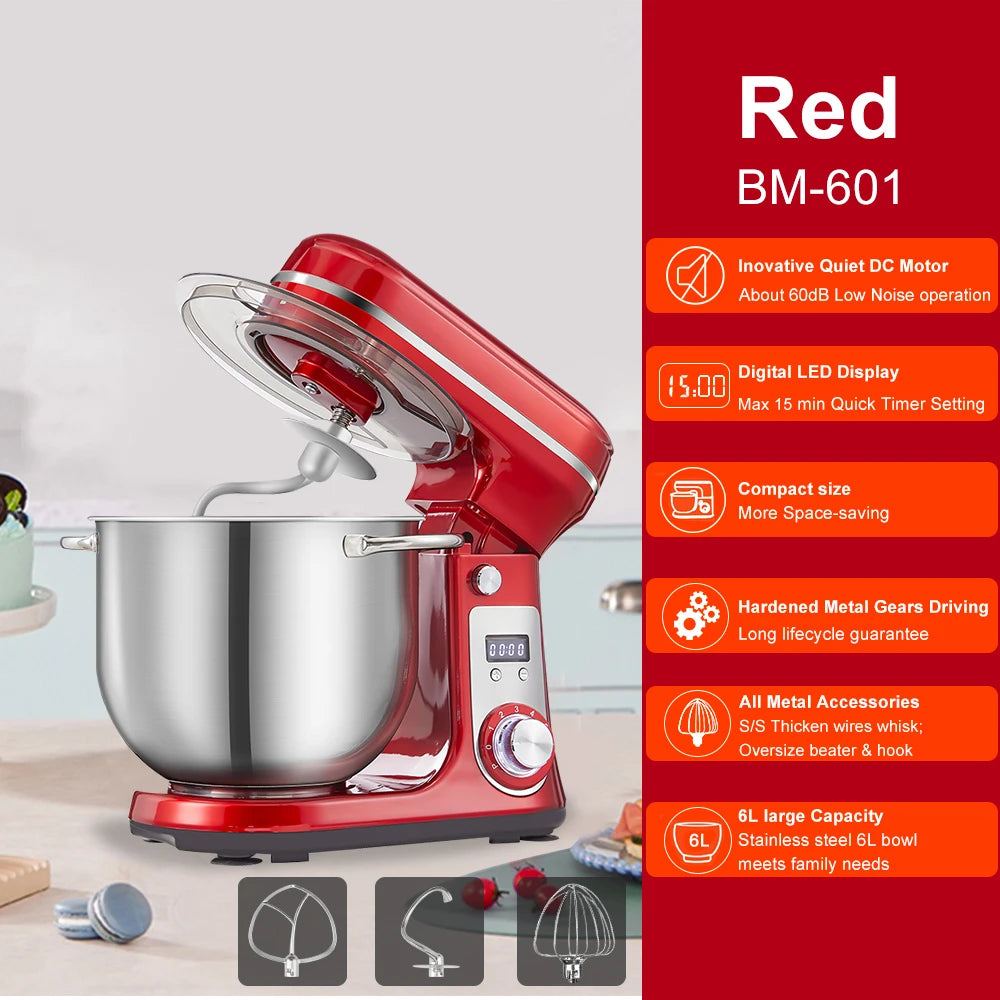 Biolomix Professional Kitchen Stand Mixer With Attachments