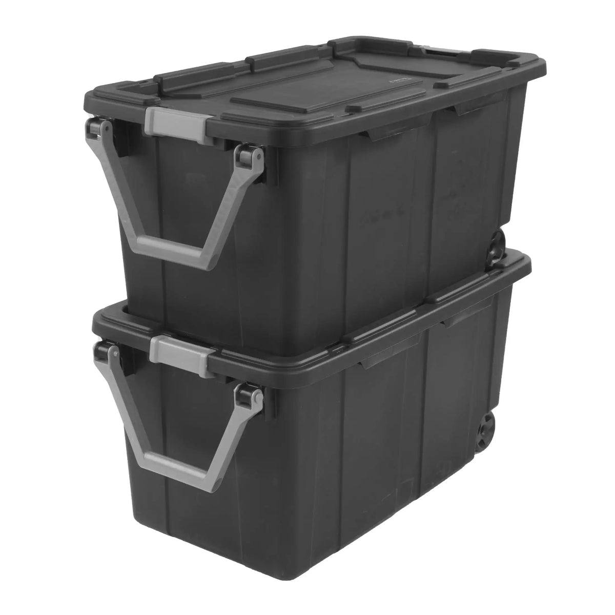 Sterilite Industrial Wheeled Storage Tote With Secure Handle