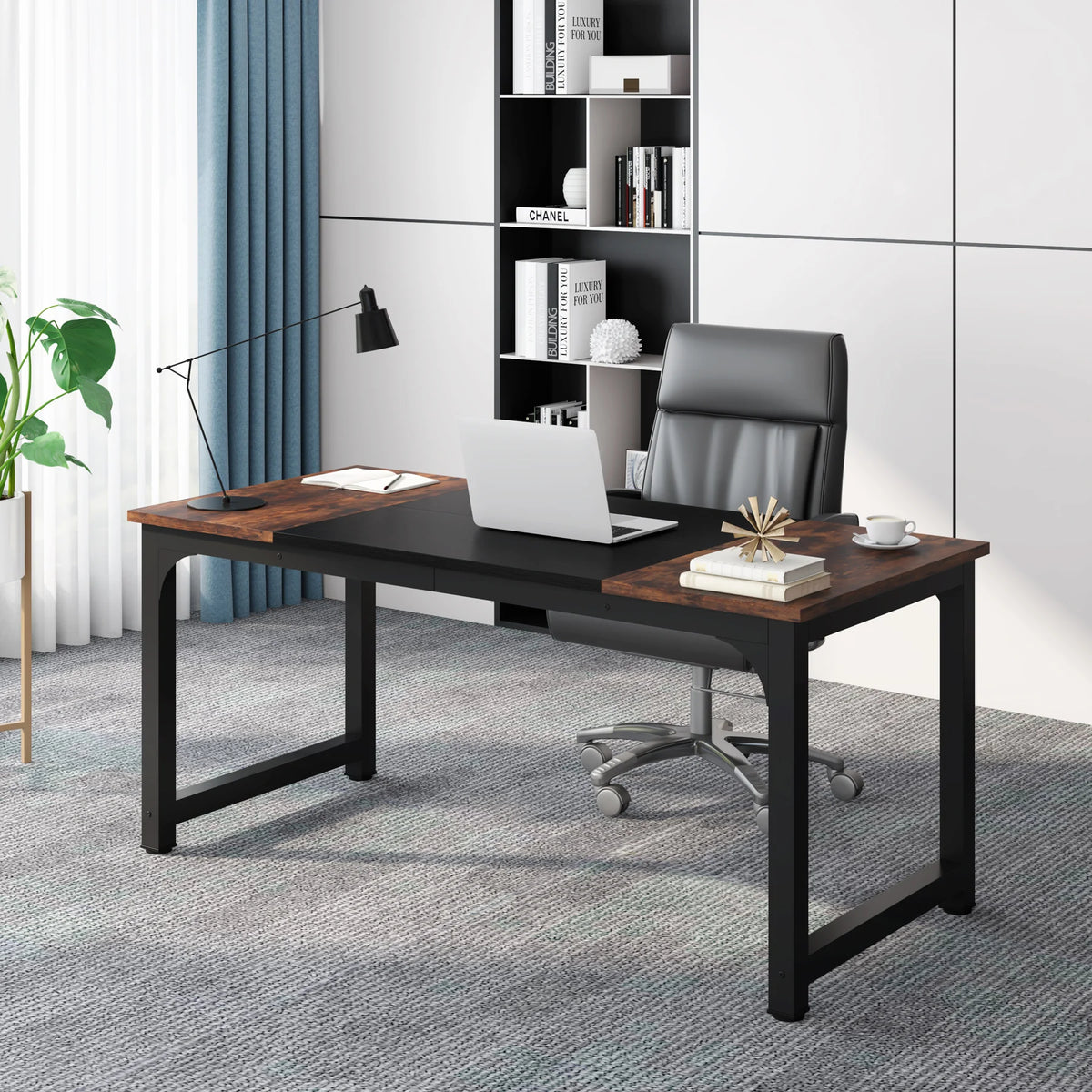 Tribesigns Modern Wooden Computer Desk For Home Office