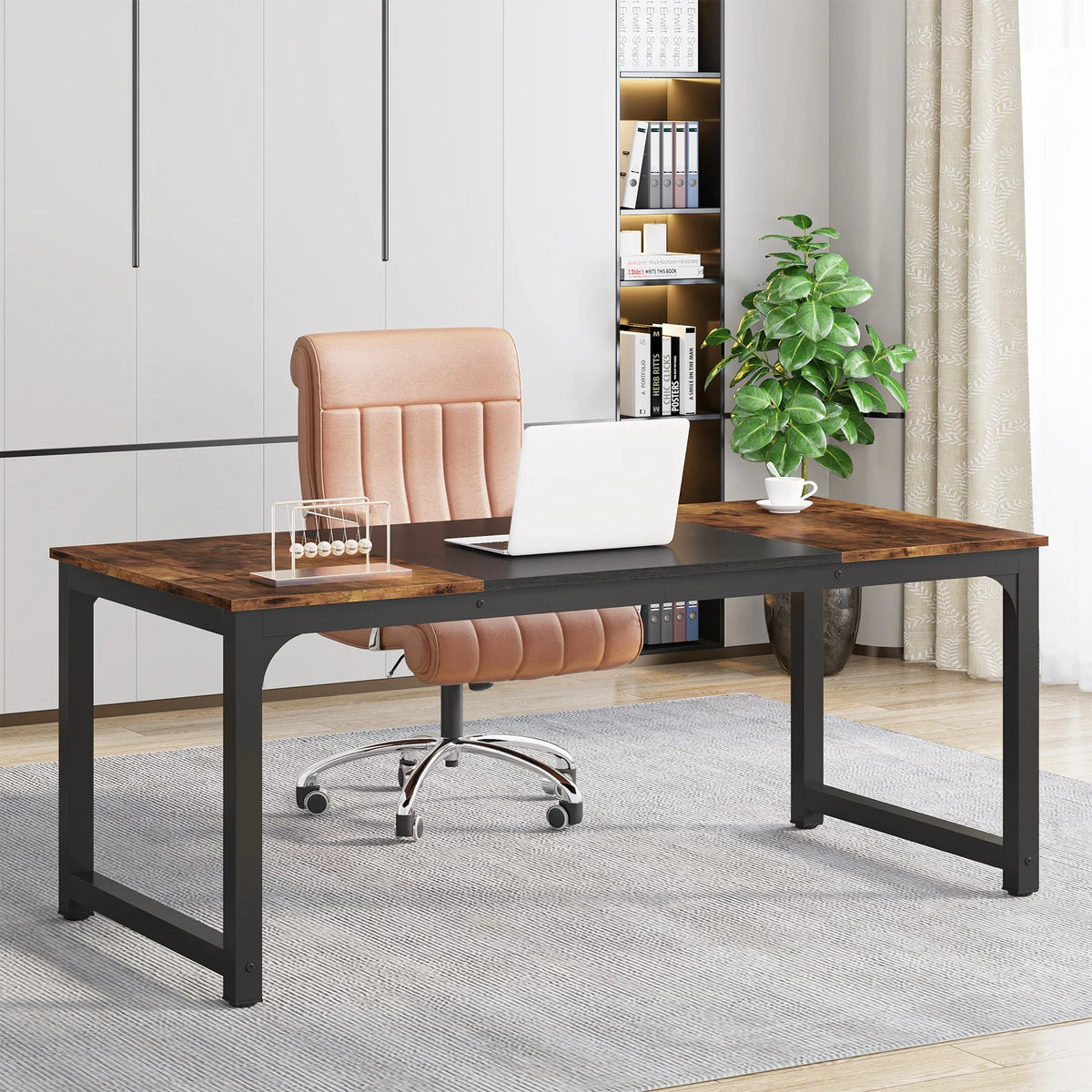 Tribesigns Modern Wooden Computer Desk For Home Office