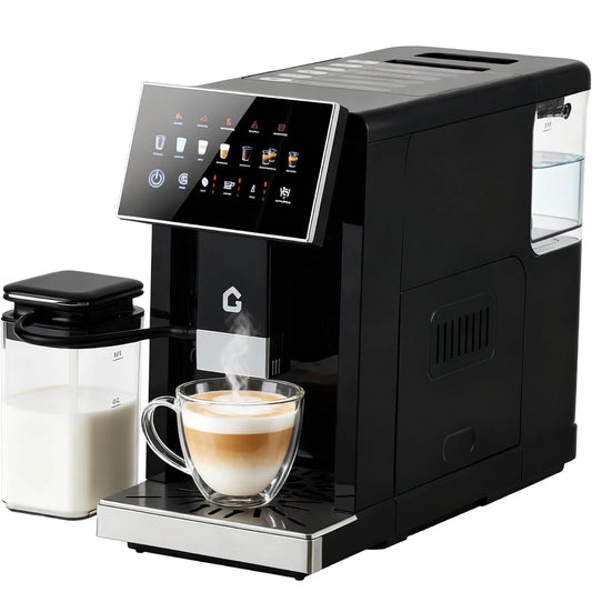 Acekool Fully Automatic Espresso Coffee Maker With Milk Frother