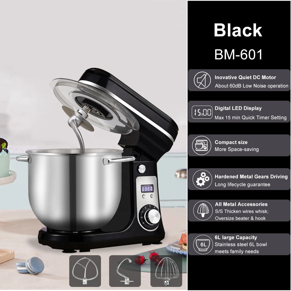 Biolomix Professional Kitchen Stand Mixer With Attachments