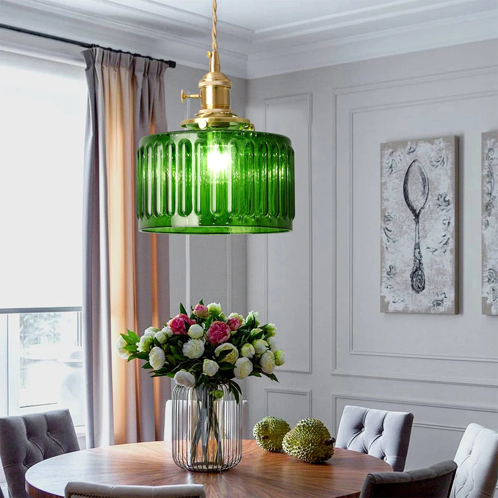 VETRULUS Modern Crystal Pendant Light Chandelier Ceiling Fixture