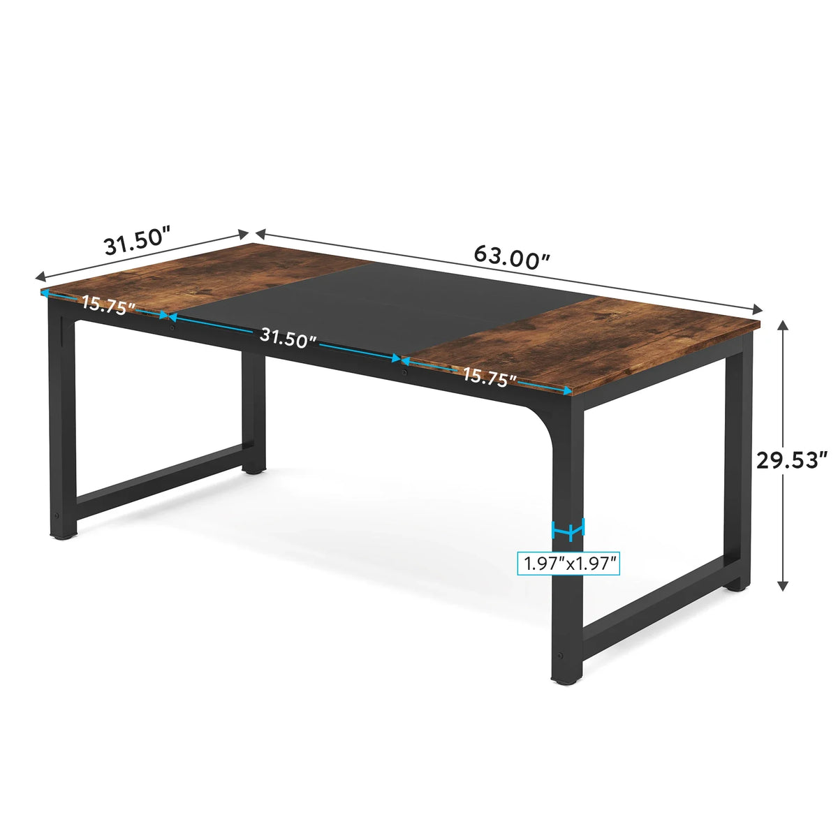 Tribesigns Modern Wooden Computer Desk For Home Office
