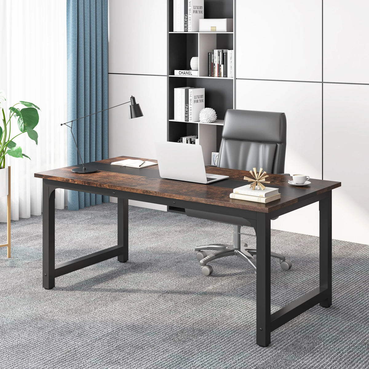 Tribesigns Modern Wooden Computer Desk For Home Office