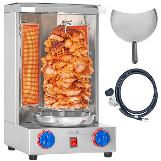 SucceBuy Gas Vertical Chicken Shawarma Grill Rotisserie Oven