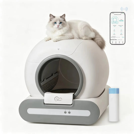 DOEL Smart Self Cleaning Automatic Cat Litter Box With App Control