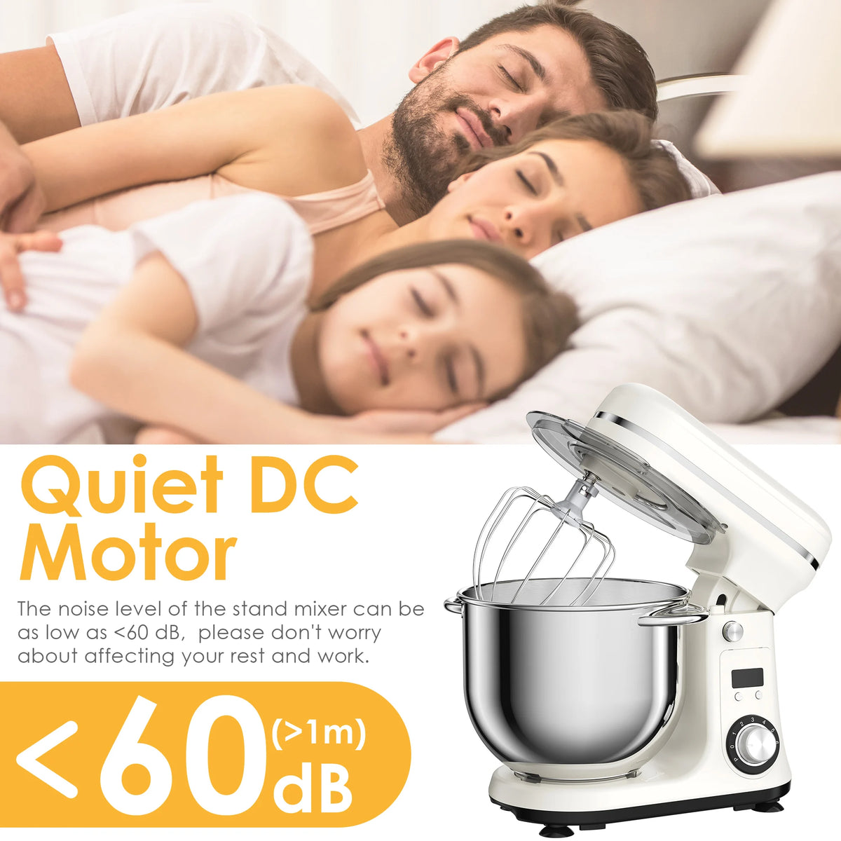Biolomix Professional Kitchen Stand Mixer With Attachments
