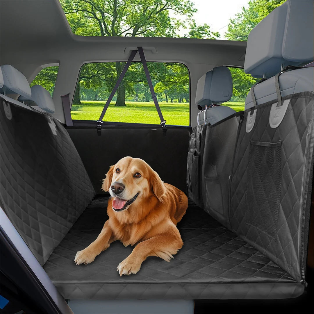 BINGOPAW Waterproof Dog Car Seat Cover With Hammock Extender