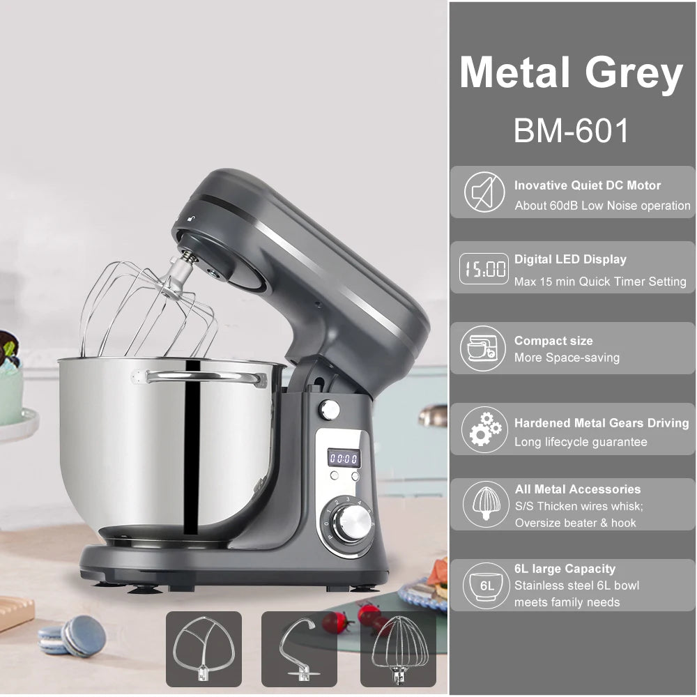 Biolomix Professional Kitchen Stand Mixer With Attachments