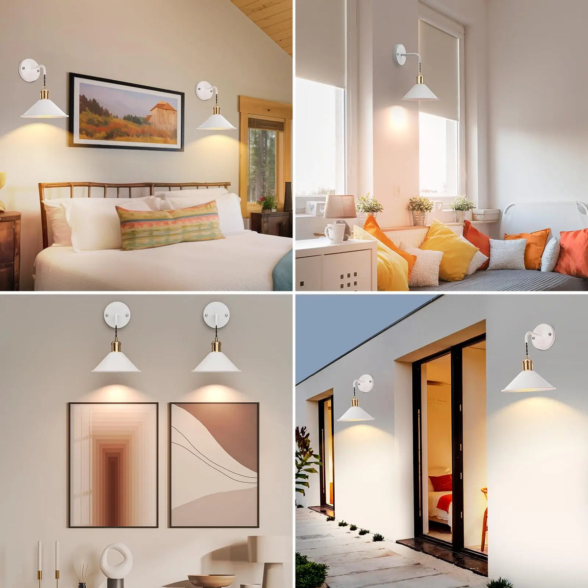 PRTILOUD Battery Operated Wall Sconces Dimmable RGB
