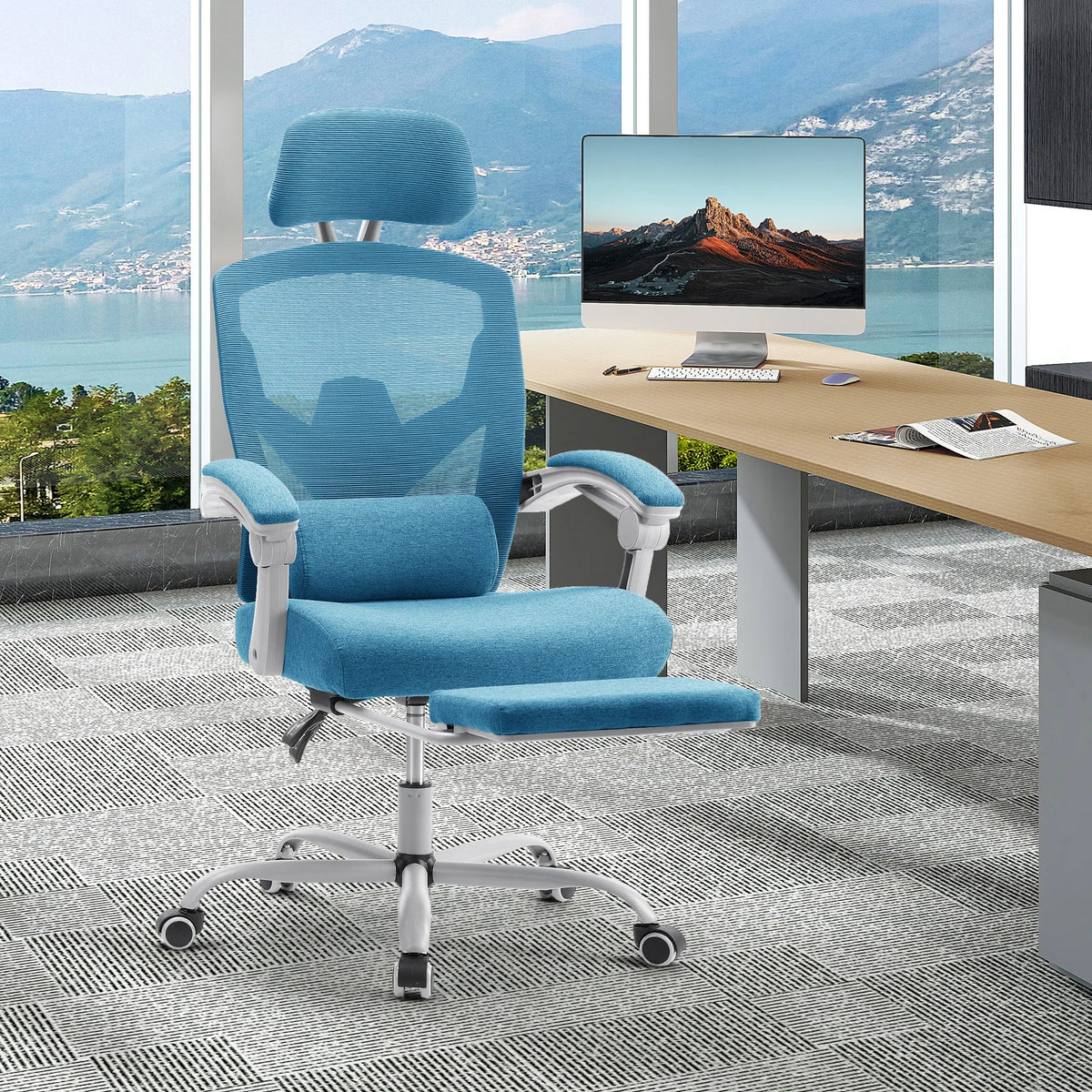 MCQ High Back Ergonomic Reclining Mesh Office Chair