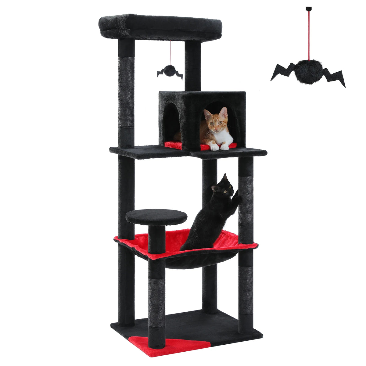 PAWZ Road Gothic Cat Tower With Sisal Posts And Hammock
