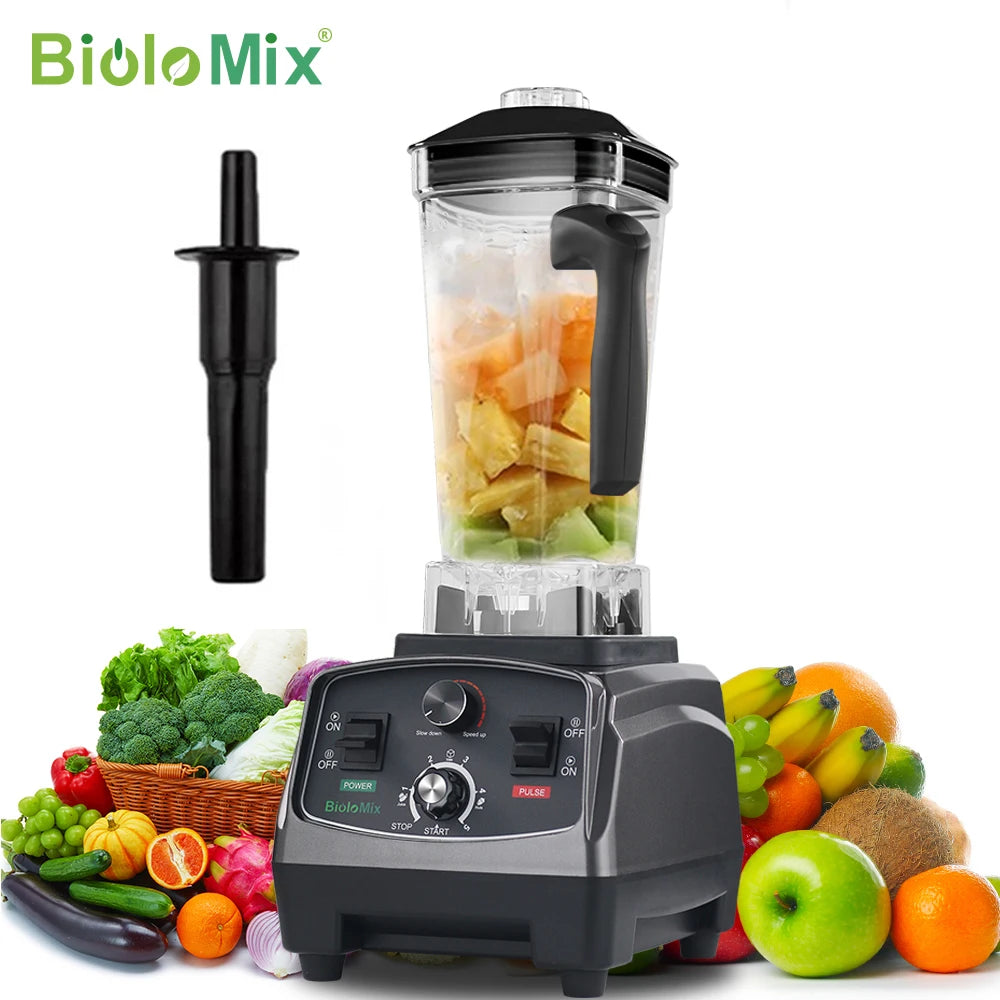 Biolomix Heavy Duty Timer Blender Mixer For Juicing And Smoothies