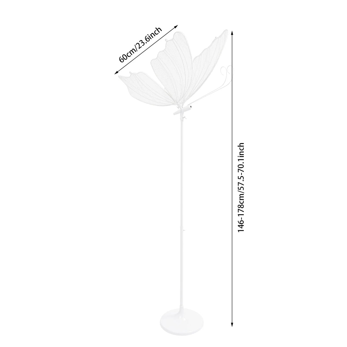 Romantic Butterfly Floor Lamp Creative LED Wedding Decoration Light
