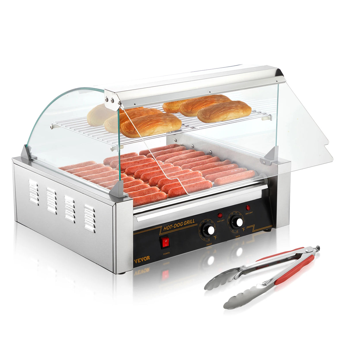 SucceBuy Commercial Electric Hot Dog Roller Sausage Maker Grill