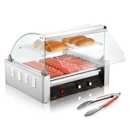 SucceBuy Commercial Electric Hot Dog Roller Sausage Maker Grill
