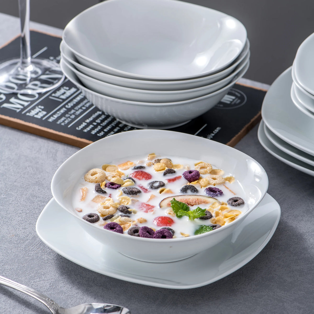 Malacasa Premium Ceramic Porcelain Dinnerware Collection