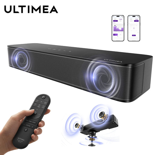 Ultimea Compact 2.1 Channel TV Soundbar With Bluetooth Subwoofer