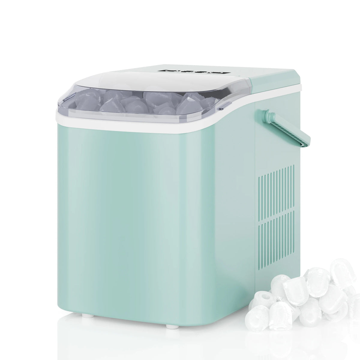 Portable Countertop Ice Maker With Self Cleaning Rapid Bullet Ice