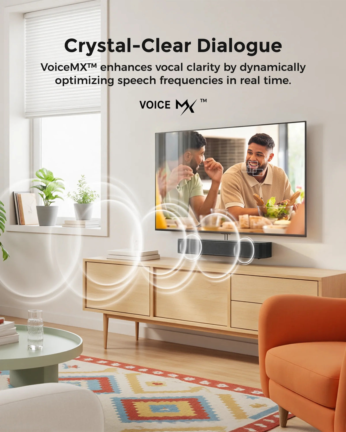 Ultimea Compact 2.1 Channel TV Soundbar With Bluetooth Subwoofer