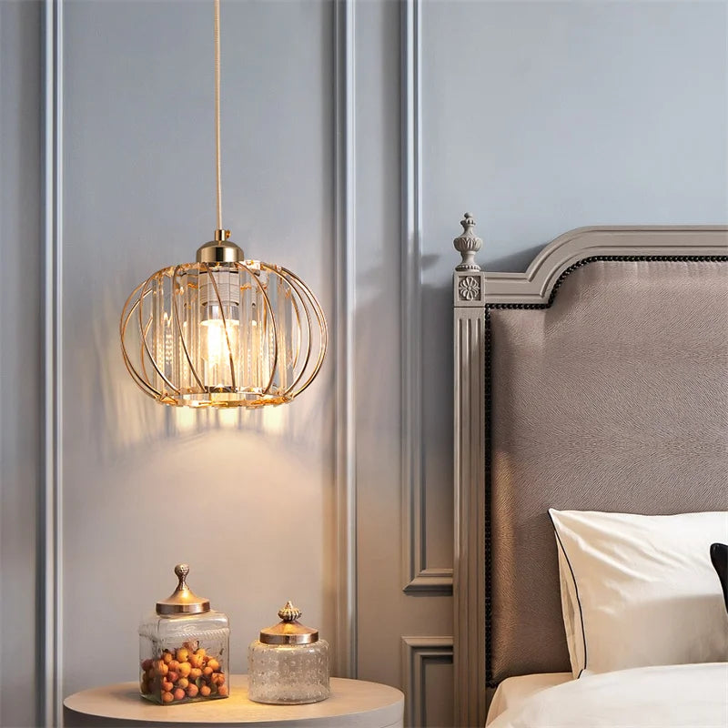 GreeLustr Modern Crystal LED Chandelier Pendant Ceiling Light