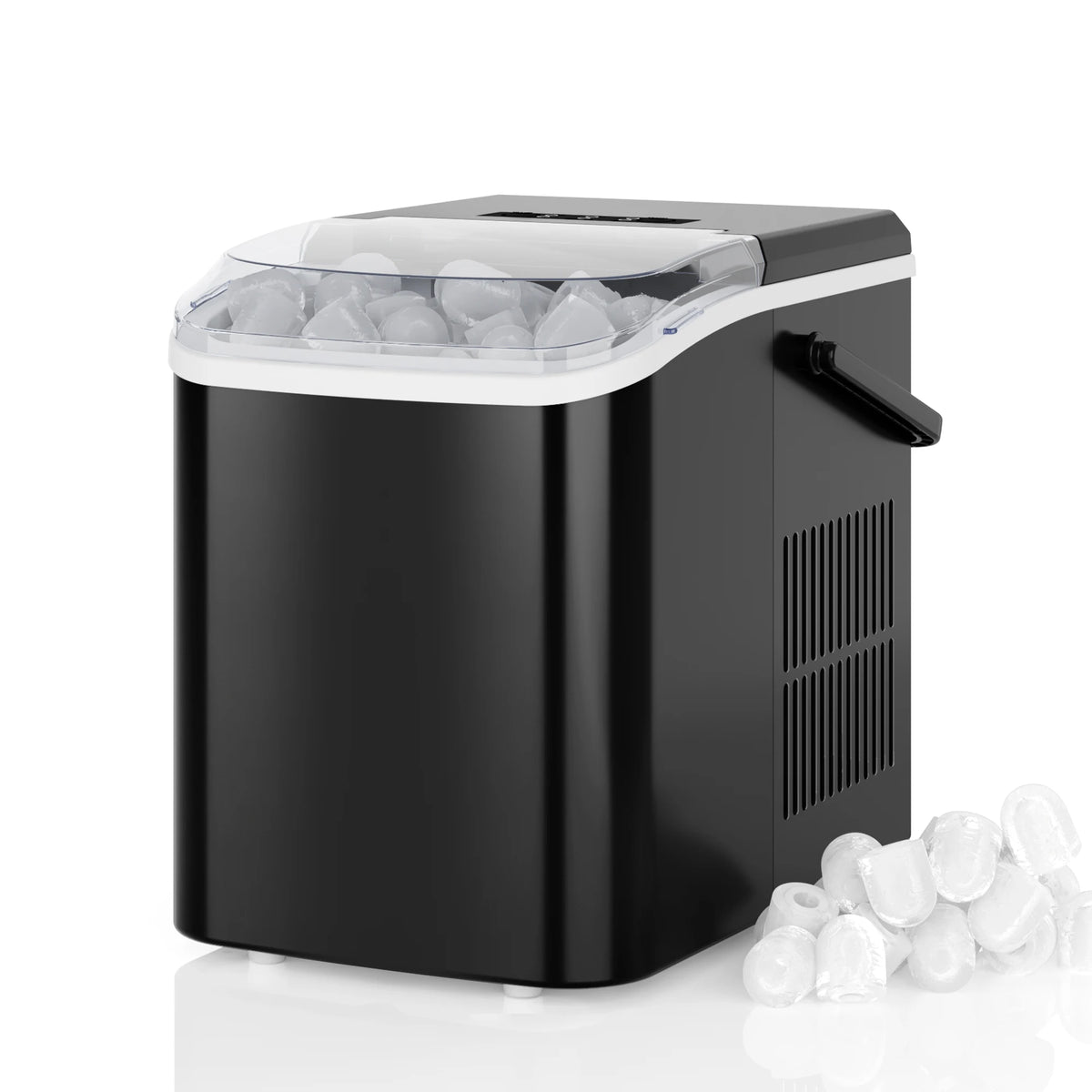 Portable Countertop Ice Maker With Self Cleaning Rapid Bullet Ice