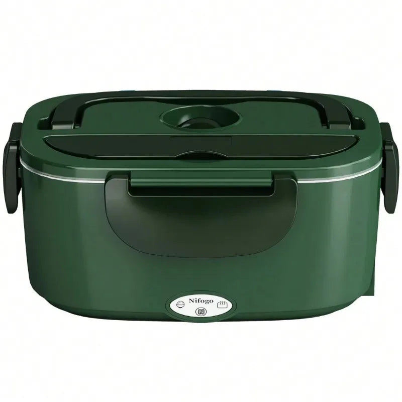 Electric 304 Stainless Steel Portable Heated Food Warmer Lunch Box