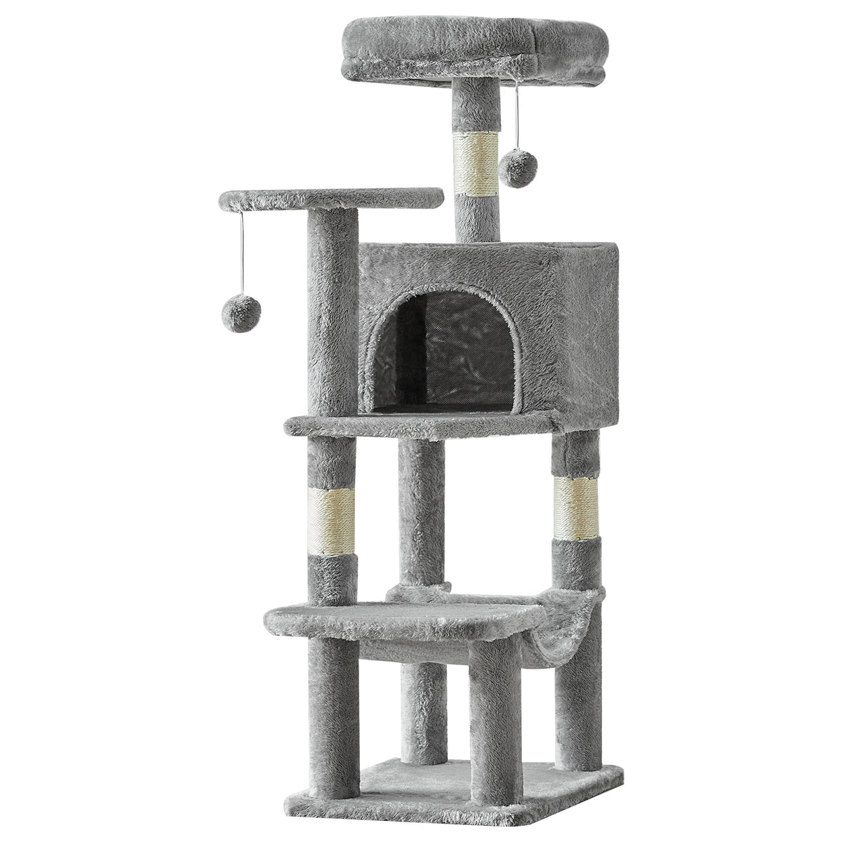 JHK Multi Level Cat Tree With Sisal Scratching Posts