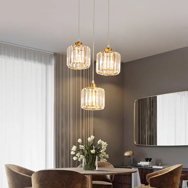 Vetrulus Modern K9 Crystal Ceiling Lamp Nordic Chandelier