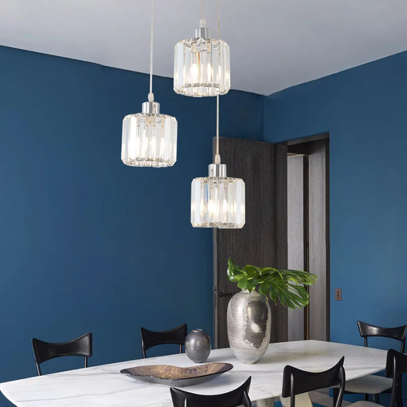Vetrulus Modern K9 Crystal Ceiling Lamp Nordic Chandelier