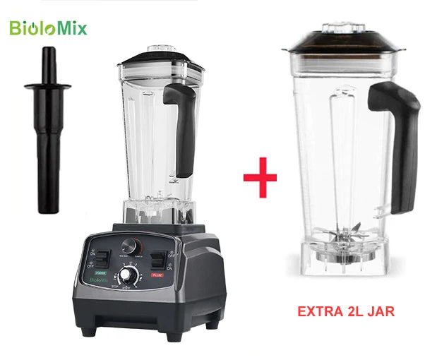 Biolomix Heavy Duty Timer Blender Mixer For Juicing And Smoothies